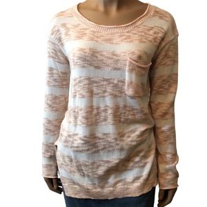 Pink & White Stripe Sweater